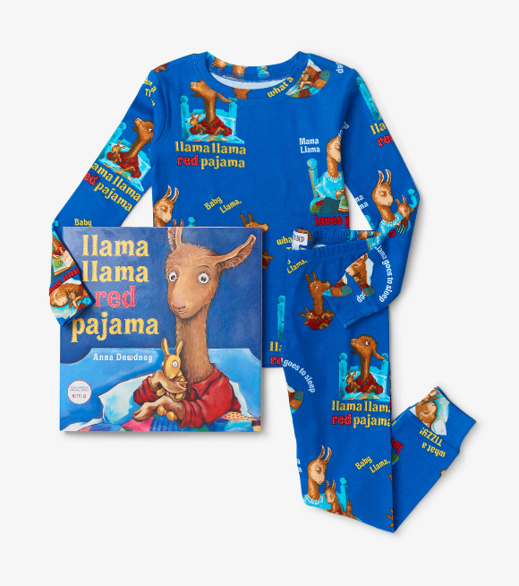 LLAMA RED PAJAMA PJ BOOK SET People s Pharmacy