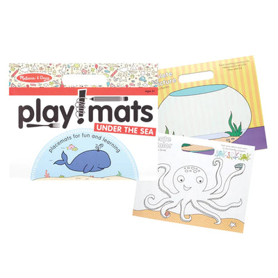 PLAYMATS - UNDER THE SEA PAPER COLORING