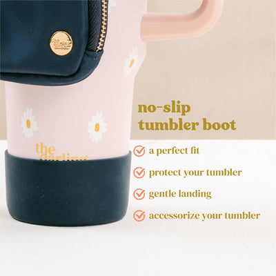 TUMBLER SILICONE BOOT- NAVY