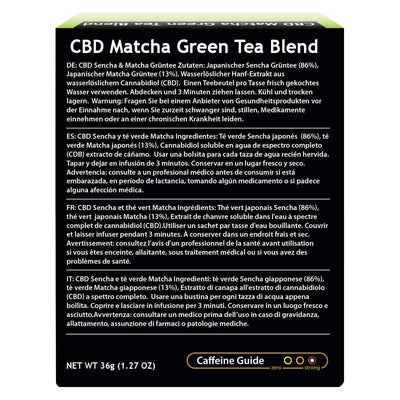 ORGANIC CBD MATCHA GREEN TEA