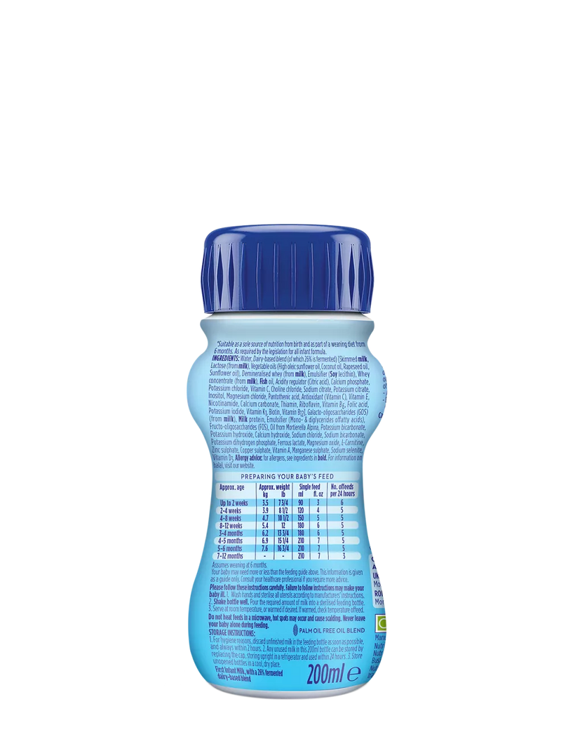 INFANT MILK STAGE 1 FIRST MILK READY TO DRINK 200ml