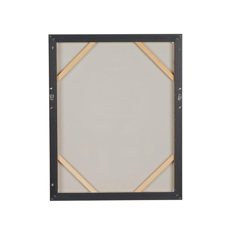 UMA BLACK CANVAS FRAMED WALL ART