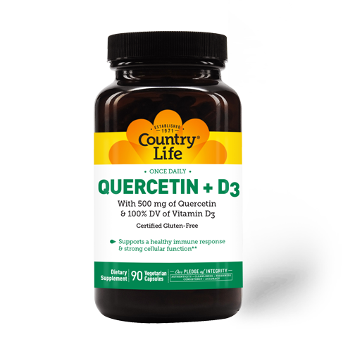 QUERCETIN + VITAMIN D3 90 CAPS