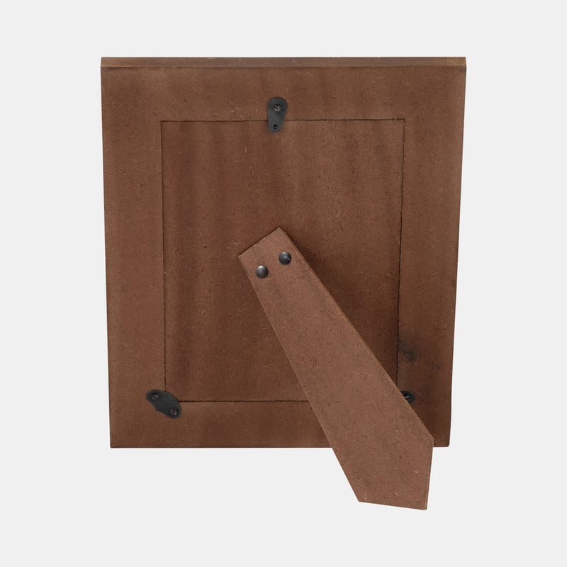 RESIN 5 X 7 PINK FLOWER FIELD PHOTO FRAME - MULTI