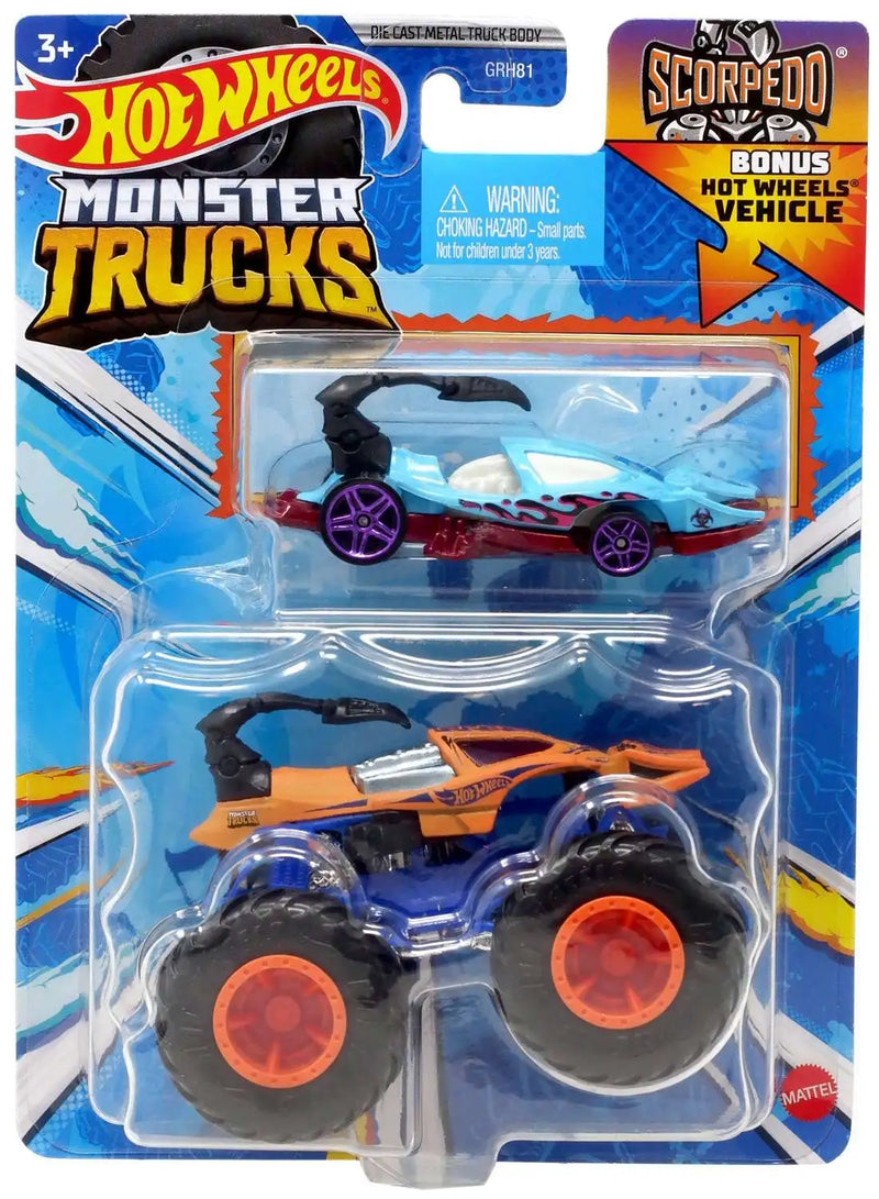 HOT WHEELS MONSTER TRUCKS SCORPEDO COMBO PACK