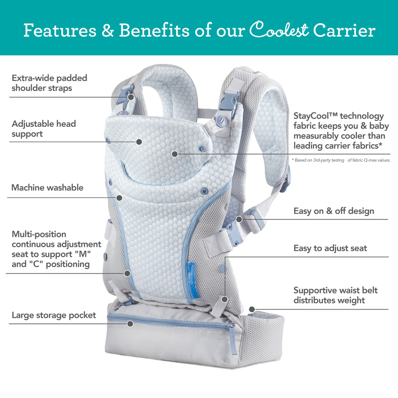 STAYCOOL 4-IN-1 CONVERTIBLE BABY CARRIER
