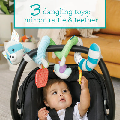 SPIRAL ACTIVITY TOY RACCOON