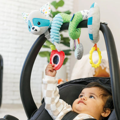 SPIRAL ACTIVITY TOY RACCOON