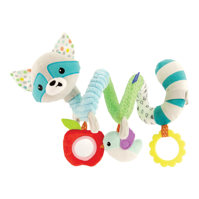 SPIRAL ACTIVITY TOY RACCOON