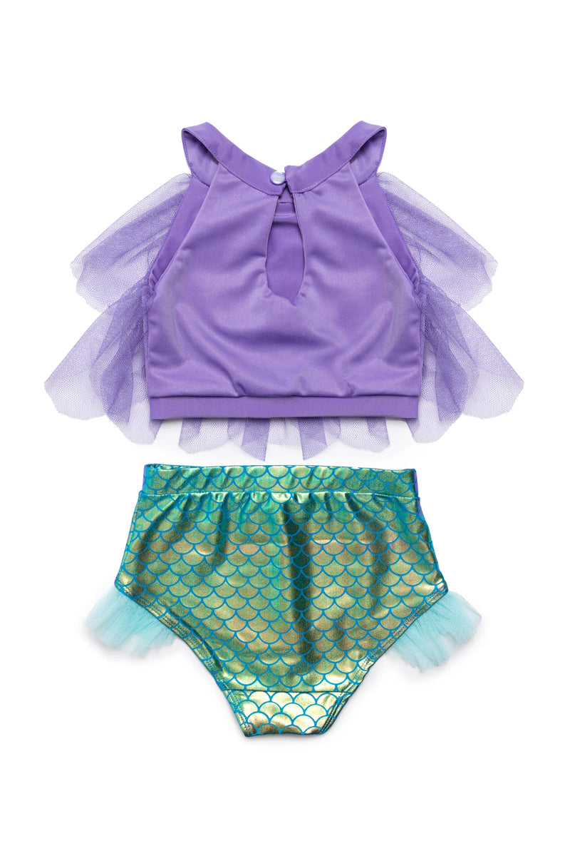 2 PIECE MERMAID SWIMSUIT SIZE 5 - 6