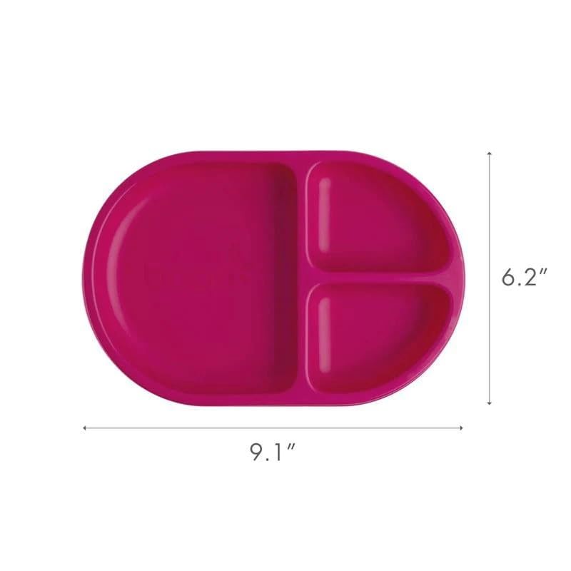 CHOW DIVIDED SILICONE PLATE- PNIK