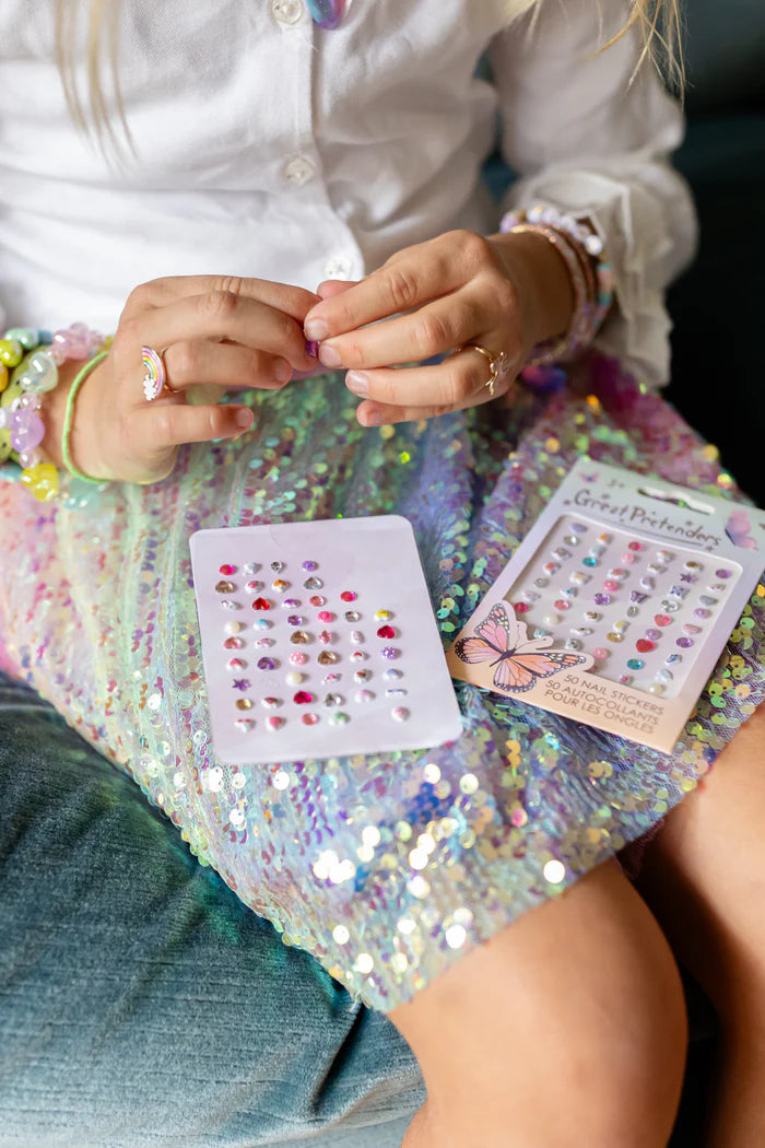 50 PIECE BUTTERFLY NAIL STICKERS