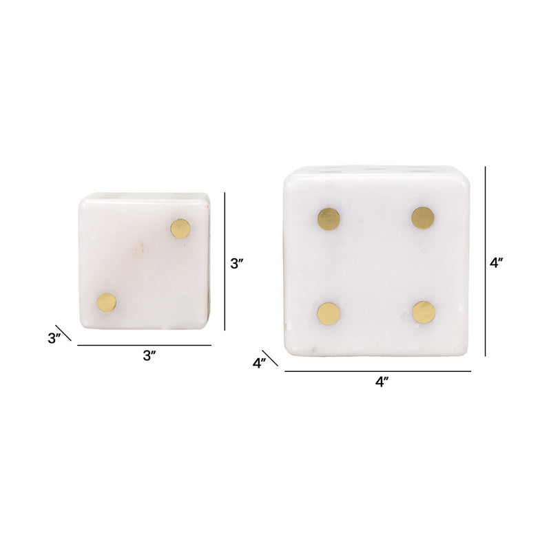 ROWAN DICE STATUARIES 3X3X3