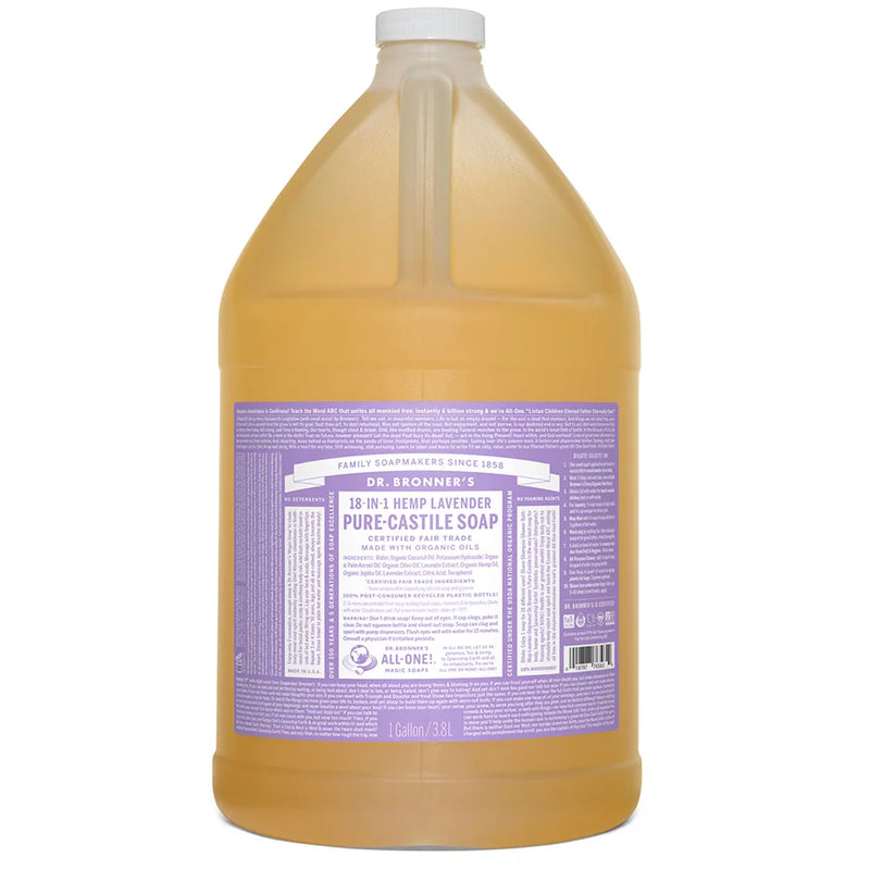 PURE CASTILE LIQUID SOAP LAVENDER 1gal