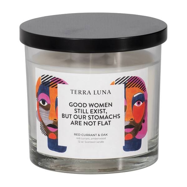 4" 12 OZ GOOD WOMEN LIDDED CANDLE