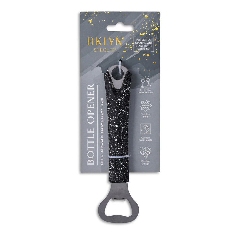 SPECKLE BOTTLE OPENER - BLACK