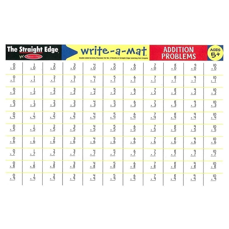 ADDITION PROBLEMS WRITE A MAT