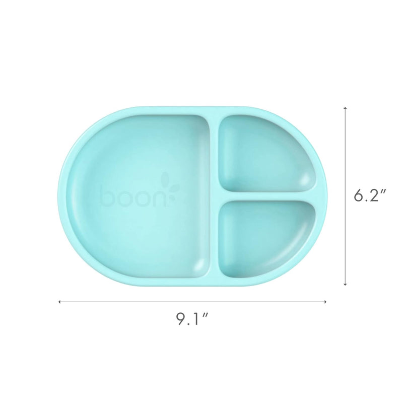 CHOW SILICONE PLATE 3PK -BLUE