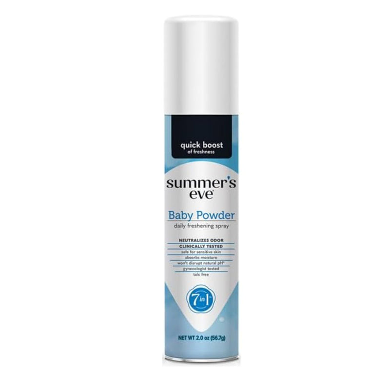 DEODORANT SPRAY BABY POWDER 2oz