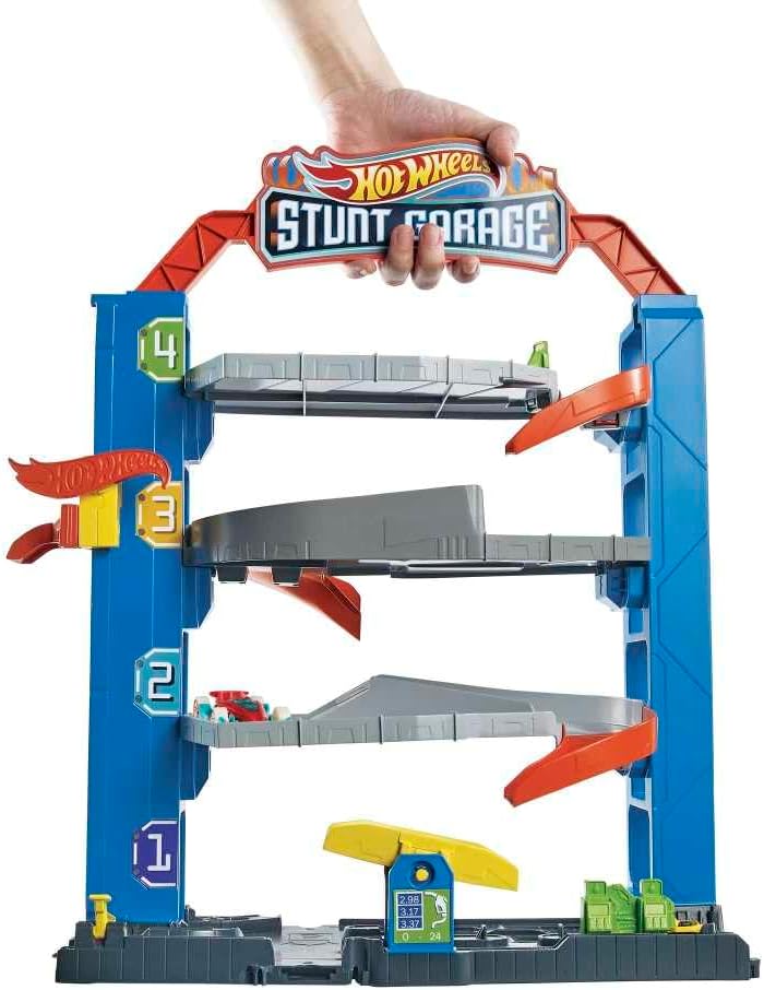 HOT WHEELS CITY STUNT GARAGE PLAYSET
