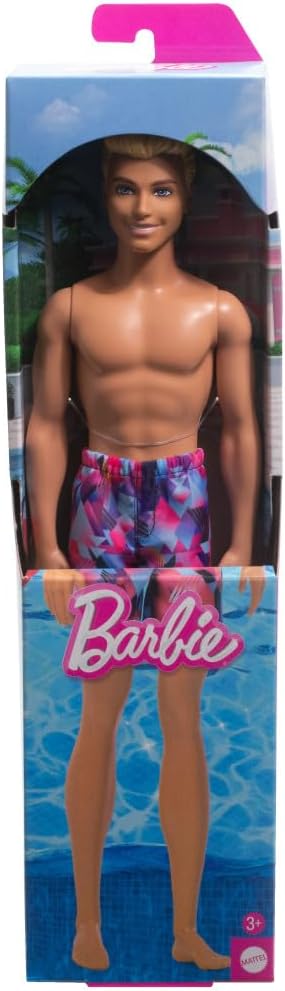 BARBIE BEACH KEN DOLL WITH BLOND HAIR