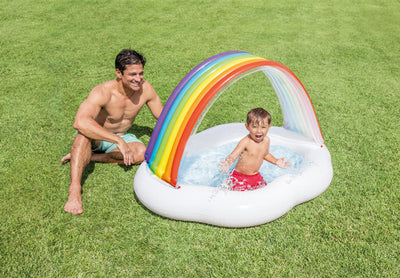 RAINBOW CLOUD INFLATABLE KIDDIE POOL