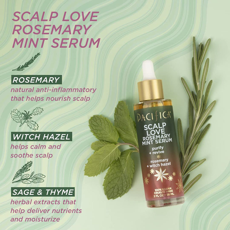 SCALP LOVE RSEMRY+MINT SERUM 2OZ