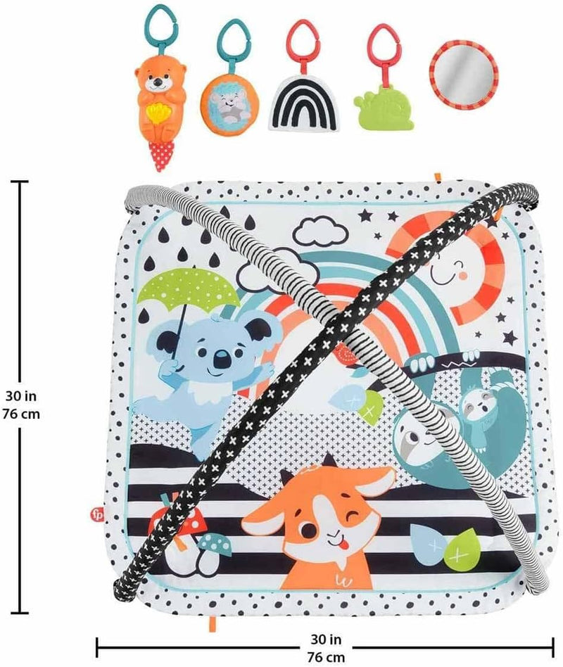3-IN-1 MUSIC, GLOW AND GROW GYM PLAY MAT