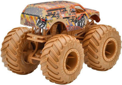 HOT WHEELS MONSTER TRUCKS 1:64 SCALE DEMOLITION DOUBLES - LAND ROVER DEFENDER VS TOWN HAULER TWIN PACK