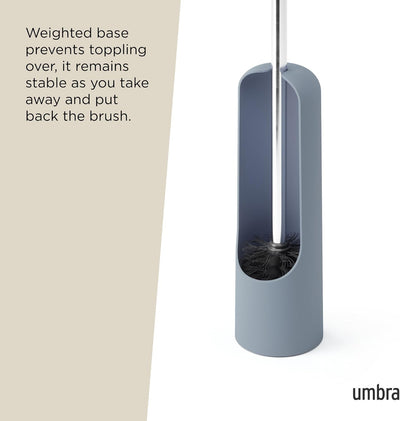 TOUCH TOILET BRUSH - SLATE BLUE