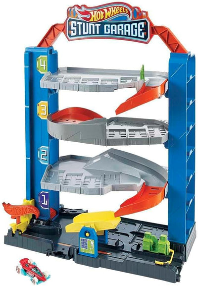 HOT WHEELS CITY STUNT GARAGE PLAYSET