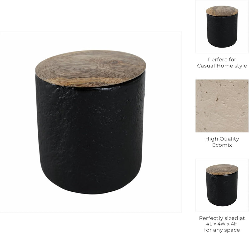 4" 9OZ BALSAM & MYRRH TALL CANDLE WITH LID