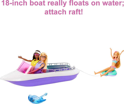 BARBIE MERMAID POWER DOLLS & TOY BOAT PLAYSET