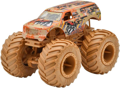 HOT WHEELS MONSTER TRUCKS 1:64 SCALE DEMOLITION DOUBLES - LAND ROVER DEFENDER VS TOWN HAULER TWIN PACK