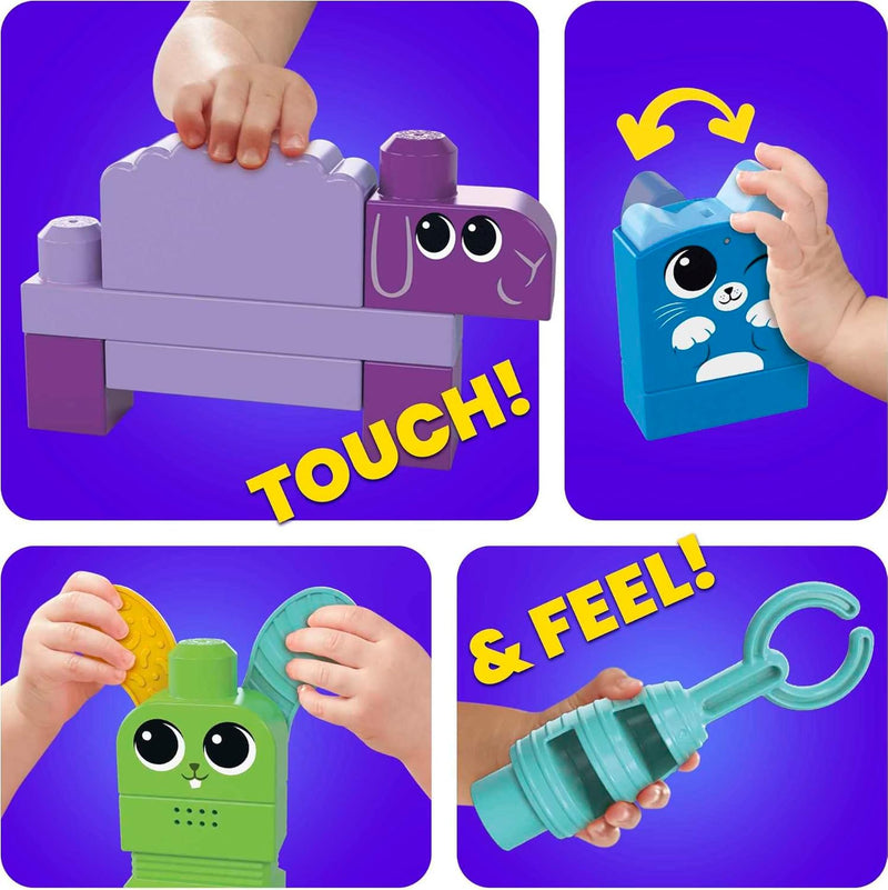 MEGA BLOKS MUSICAL FARM BAND SENSORY BLOCK TOY