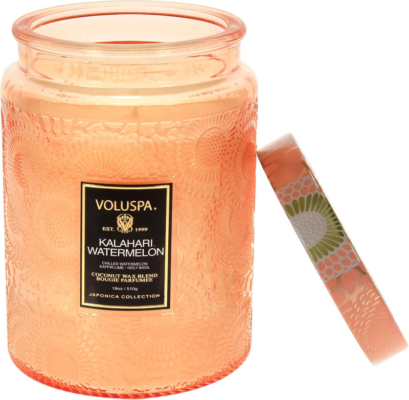 KALAHARI WATERMELON LARGE JAR CANDLE 18OZ