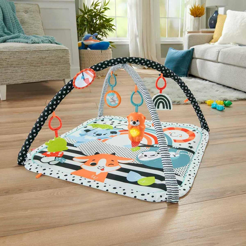 3-IN-1 MUSIC, GLOW AND GROW GYM PLAY MAT