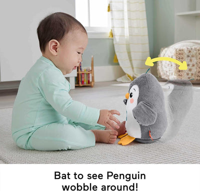 BABY TUMMY TIME TOY FLAP & WOBBLE PENGUIN