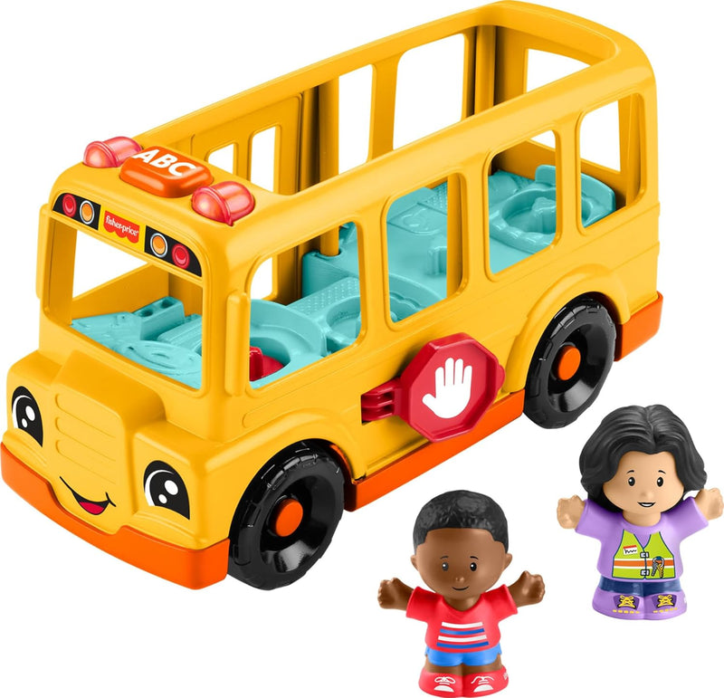 LITTLE PEOPLE TOY SCHOOL BUS MUSICAL PUSH-ALONG VEHICLE