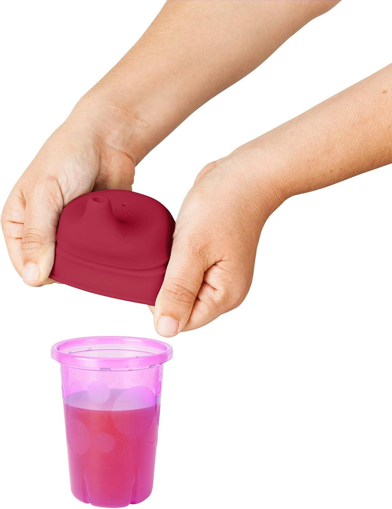 SNUG SPOUT LIDS 3PK - PINK