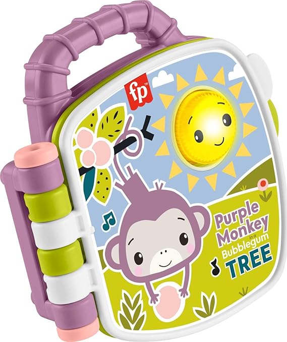 PURPLE MONKEY MUSICAL STORYBOOK TOY