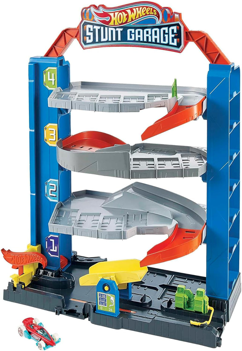 HOT WHEELS CITY STUNT GARAGE PLAYSET