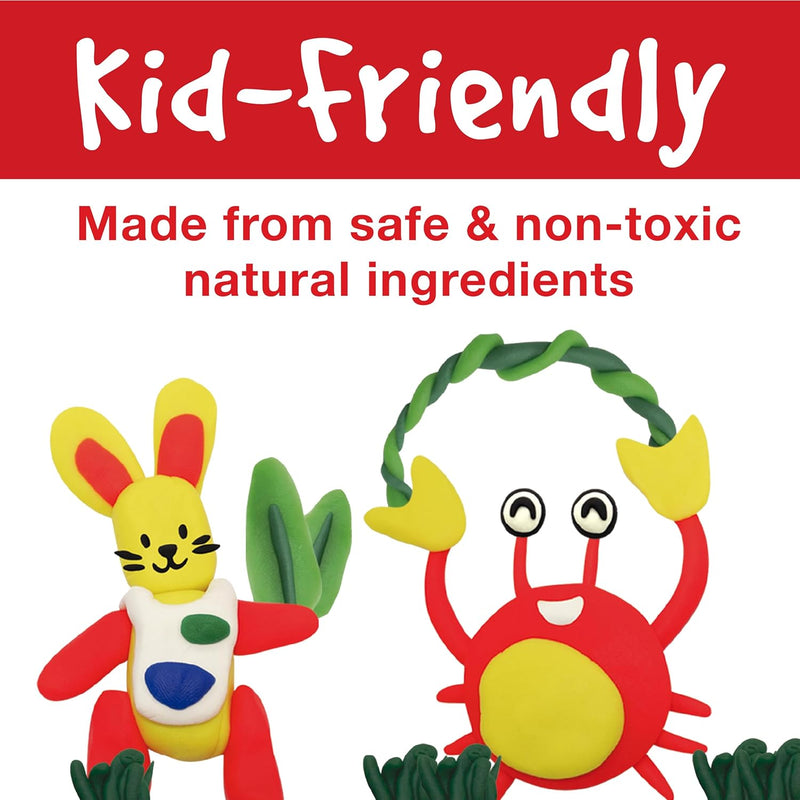 LITTLE CREATIVES SUPER SOFT MODELING DOUGH - 12 COLOURS