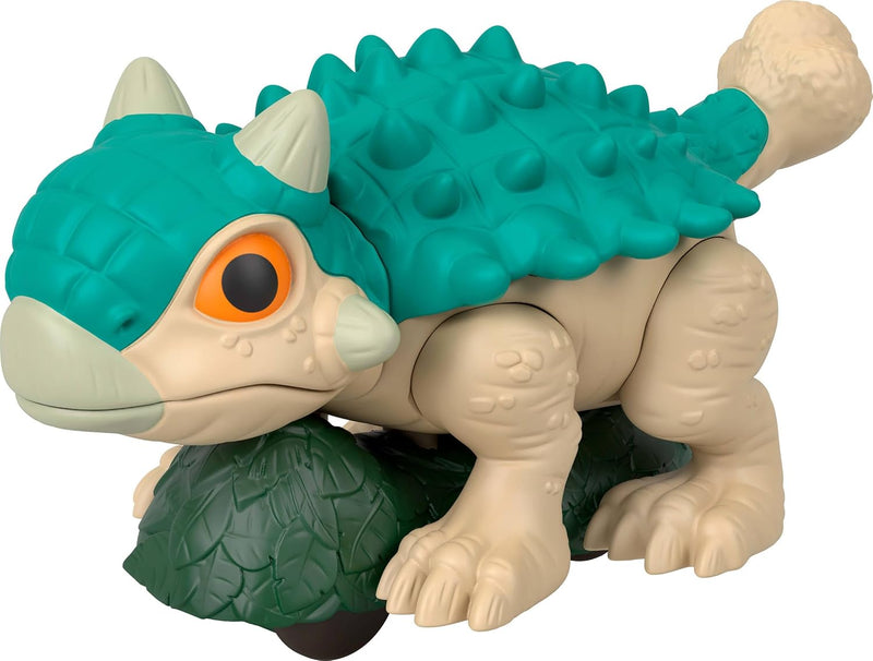 IMAGINEXT JURASSIC WORLD DINOSAUR, ANKYLOSAURUS PUSH-TOY