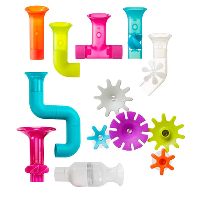 PIPES+TUBES+ COGS BATH TOY BUNDLE