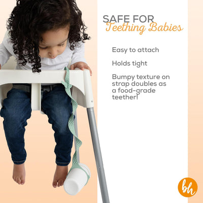 SIPPIGRIP FOOD-GRADE SILICONE BABY BOTTLE HOLDER & SIPPY CUP STRAP