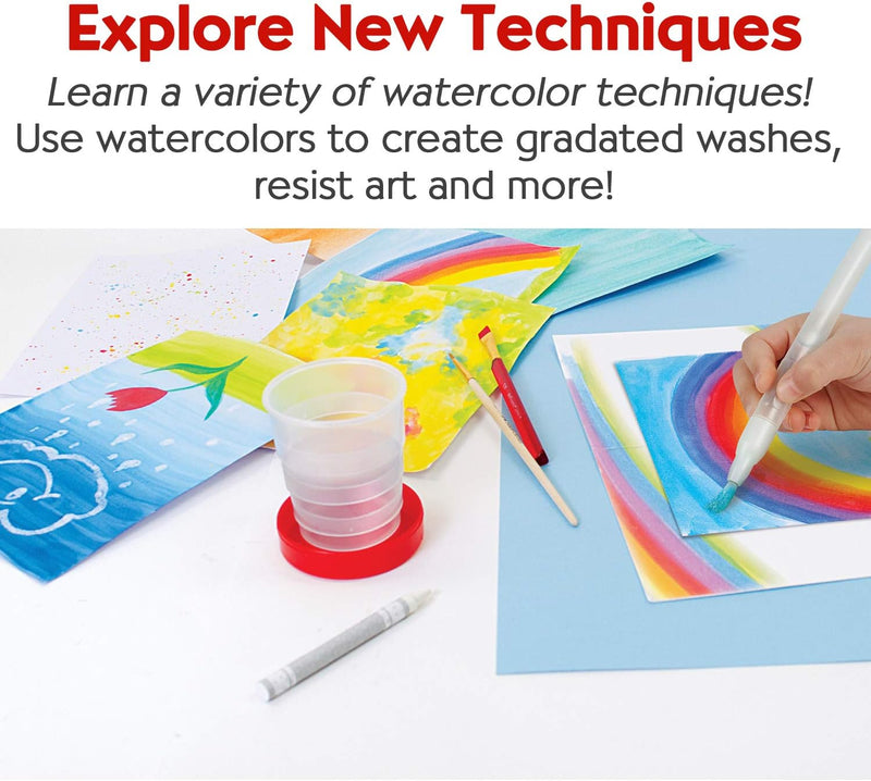 YOUNG ARTIST LEARN TO WATERCOLOUR - WATERCOLOUR PAINT SET FOR KIDS