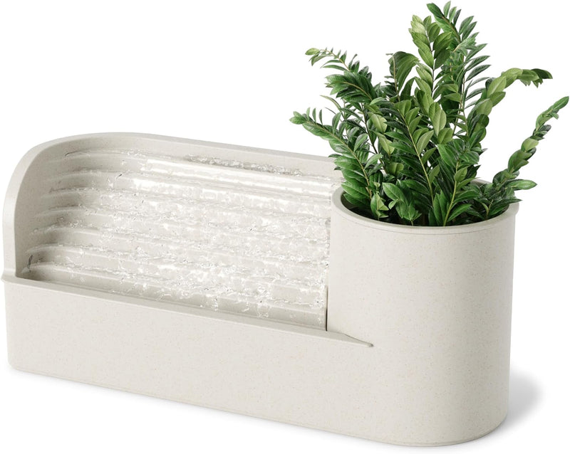 STREAM TABLETOP WATER FOUNTAIN PLANTER