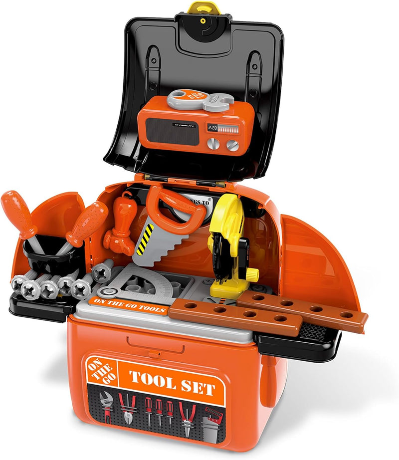 ON THE GO BACKPACK PRETEND PLAY TOOL SET