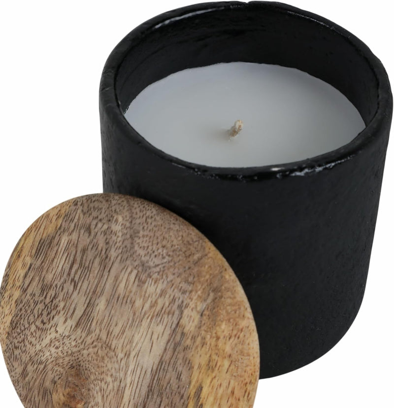 4" 9OZ BALSAM & MYRRH TALL CANDLE WITH LID